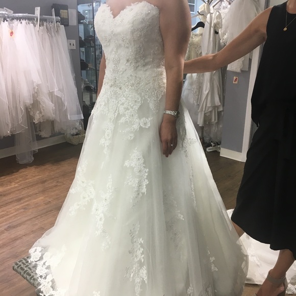 Allure Wedding dress with bolero not pictured. - Picture 4 of 6